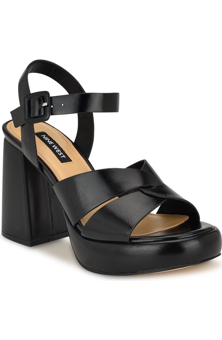 Nine West Jalissa Ankle Strap Platform Sandal, Main, color,