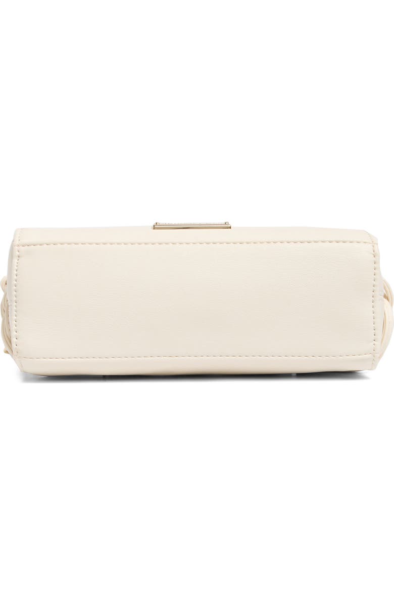 Madden Girl Whipstitch Top Handle Mini Satchel, Alternate, color, Linen