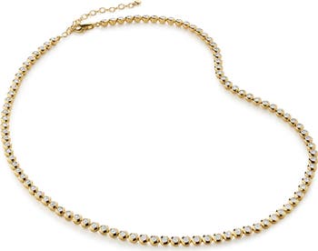Lab Grown Diamond Bezel Tennis Necklace