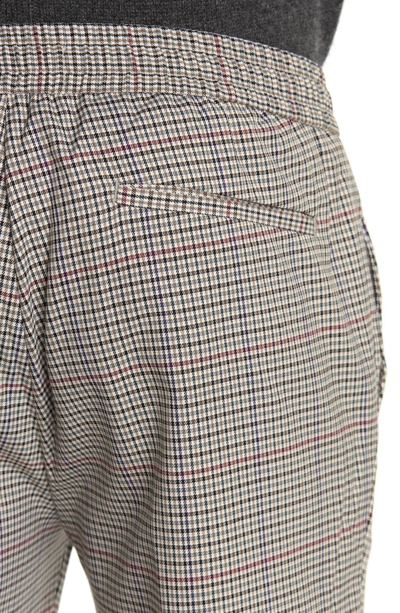 Topman Men's Checkered Skinny Fit Pants, Alternate, color, 