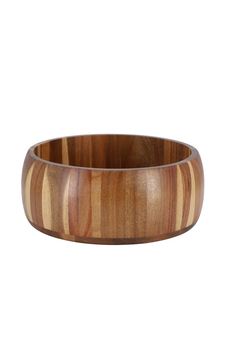 Megachef 9.75 Inch Acacia Wood Salad Bowl, Alternate, color, Acacia