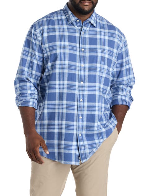 Big & Tall Miacomet Plaid Island Sport Shirt
