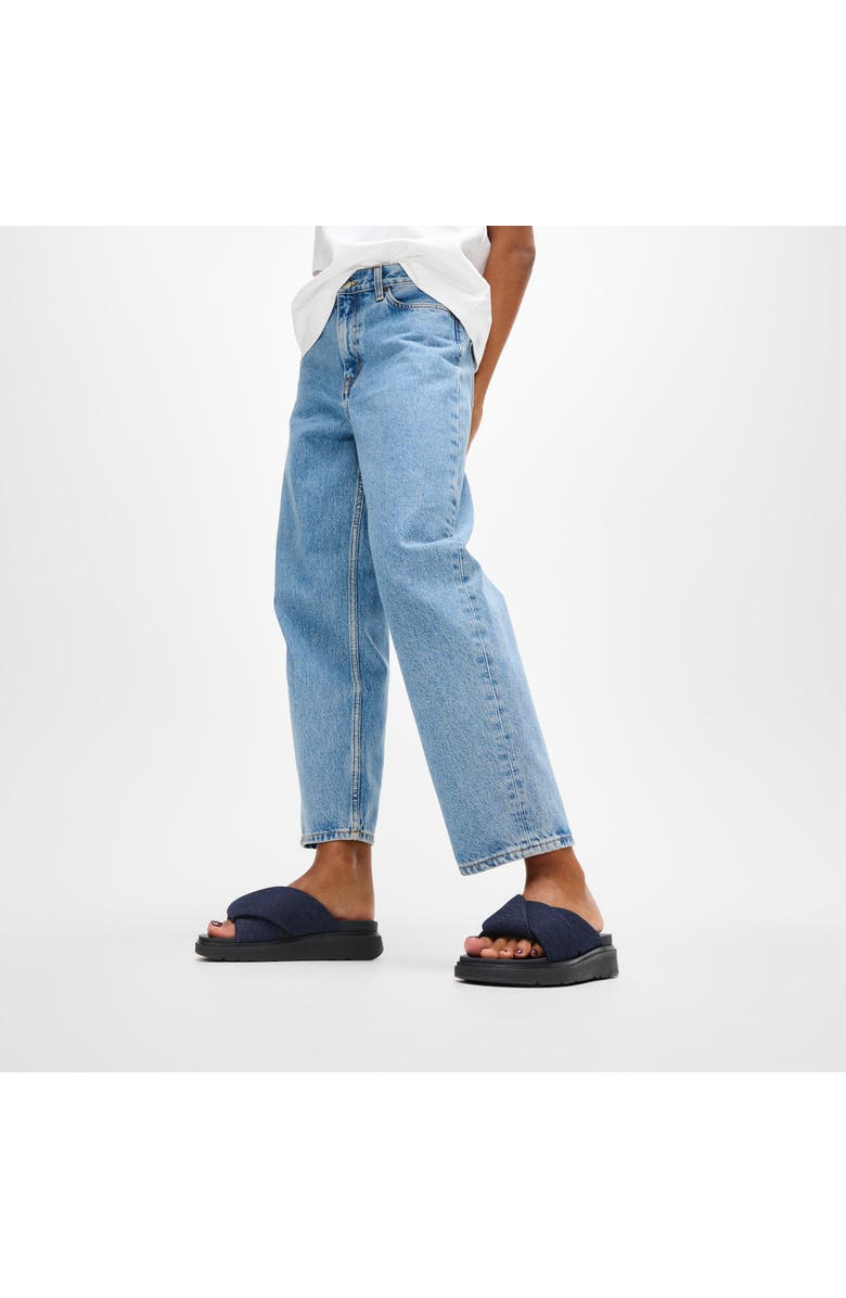 FitFlop Gen FF Folded Denim, Alternate, color, Dark Denim