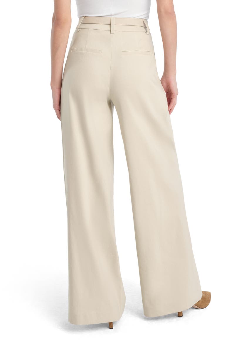 The Miranda Wide Leg Linen Blend Pants, Alternate, color, LIGHT KHAKI
