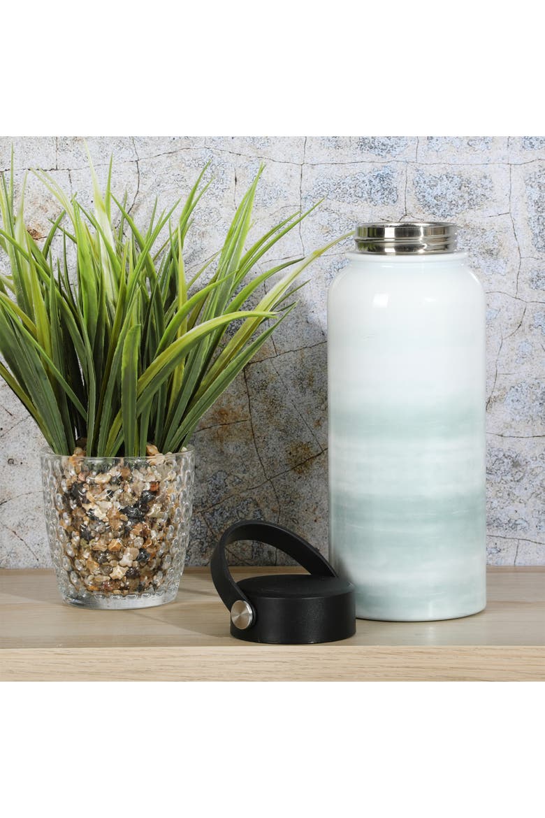 Brampton 30 Ounce Stainless Steel Double Wall Thermal Bottle With Lid, Alternate, color, Green