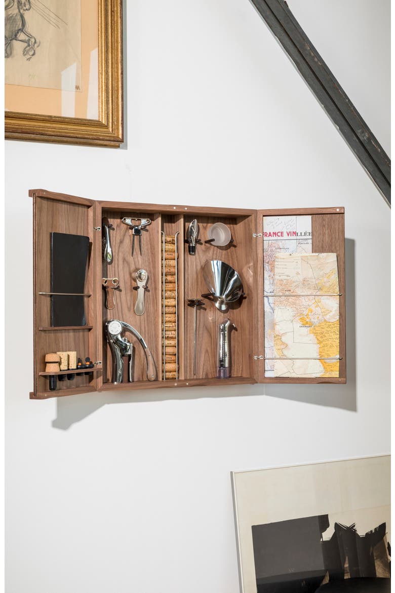 Wine Lover's Curiosities Cabinet, Main, color, WALNUT