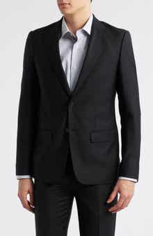 ZANETTI Matteo Slim Fit Black Wool Sport Coat