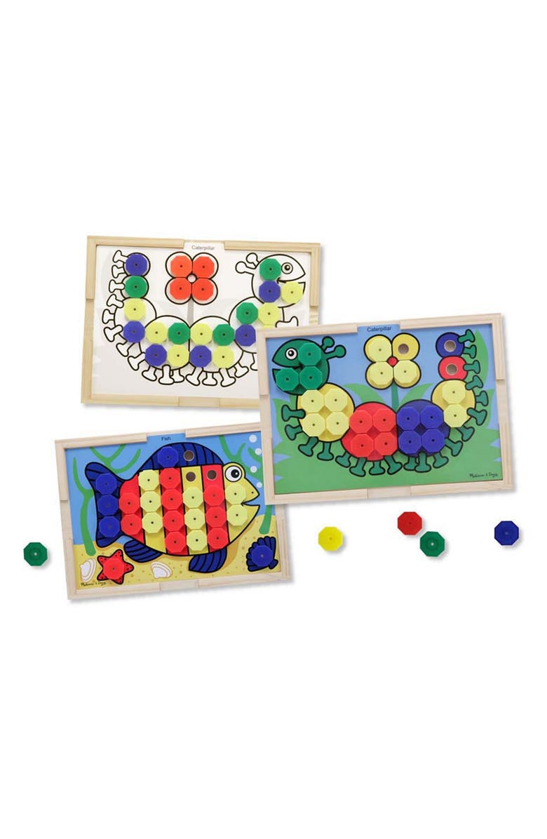 Melissa & Doug Sort & Snap Color Match Activity Board, Main, color, 