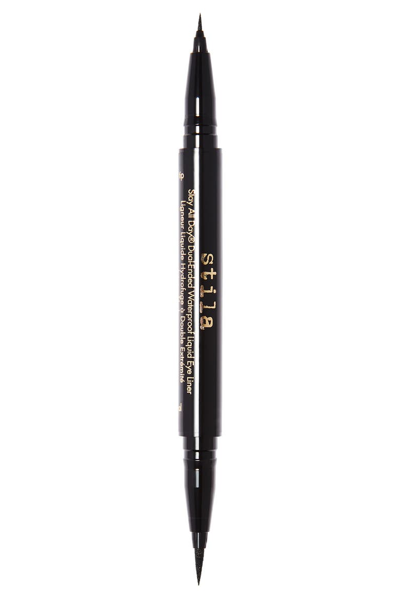 Stay All Day® Dual-Ended Waterproof Liquid Eyeliner, Main, color, INTENSE BLACK