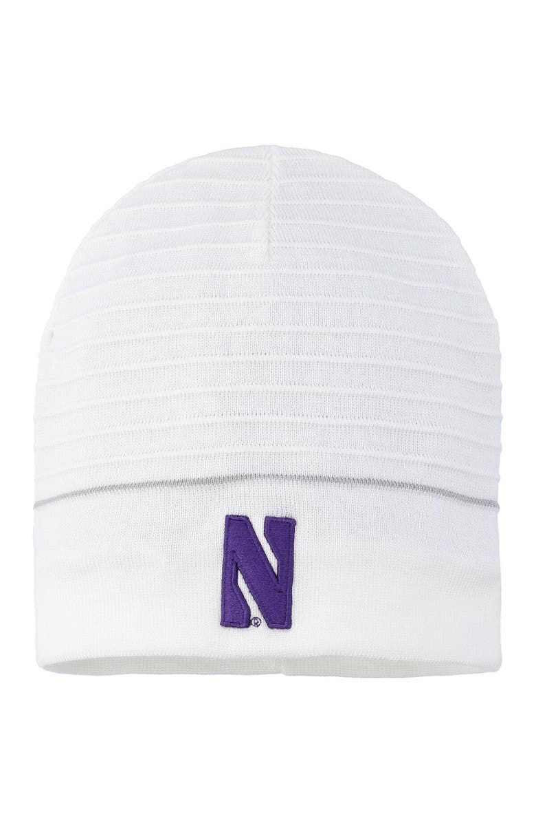 Under Armour Men's Under Armour White Northwestern Wildcats 2022 Sideline Lifestyle CGI Performance Beanie, Main, color, White