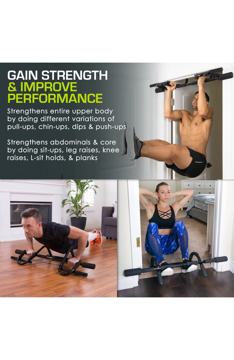 ProsourceFit Multi-Grip Pull-Up Bar, Alternate, color, Black