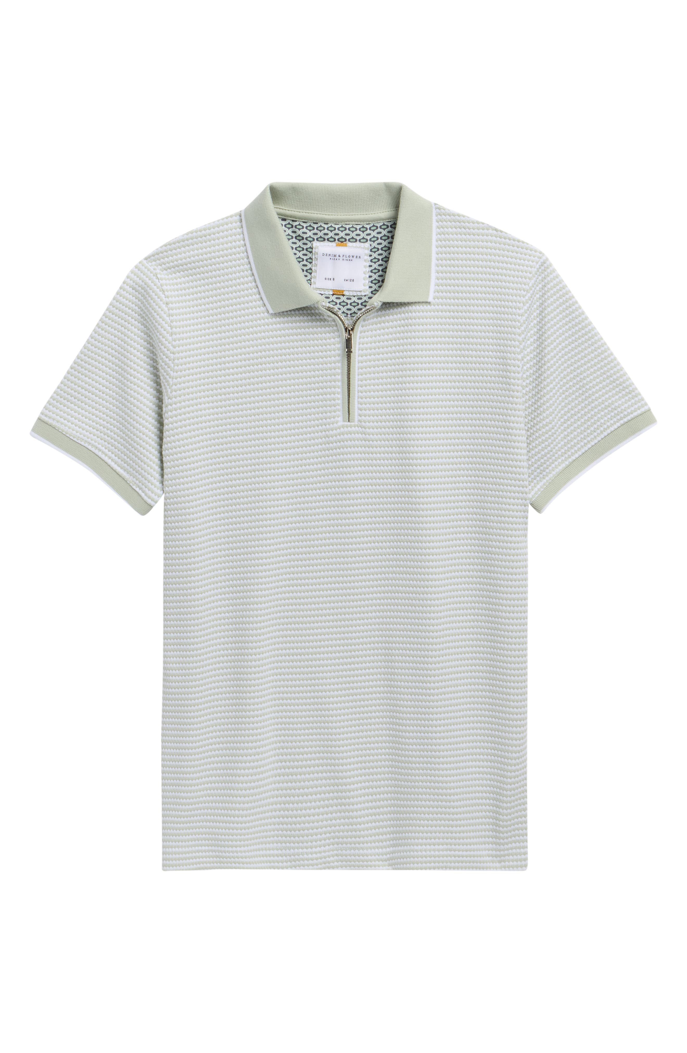 DENIM AND FLOWER Kids' Tipped Polo