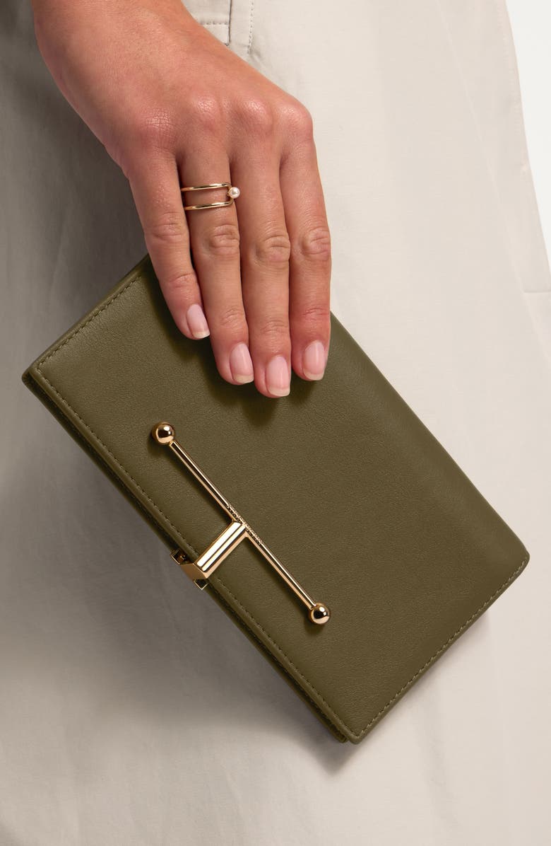 Strathberry Large Meville Leather Bifold Wallet, Alternate, color, 