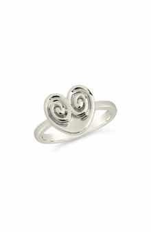 Sterling Forever Palmier Signet Ring