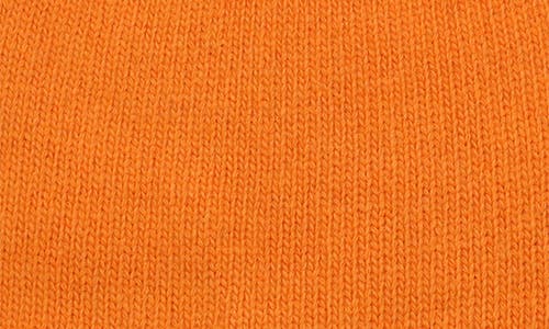 Portolano Crystal Heart Beanie In Orange