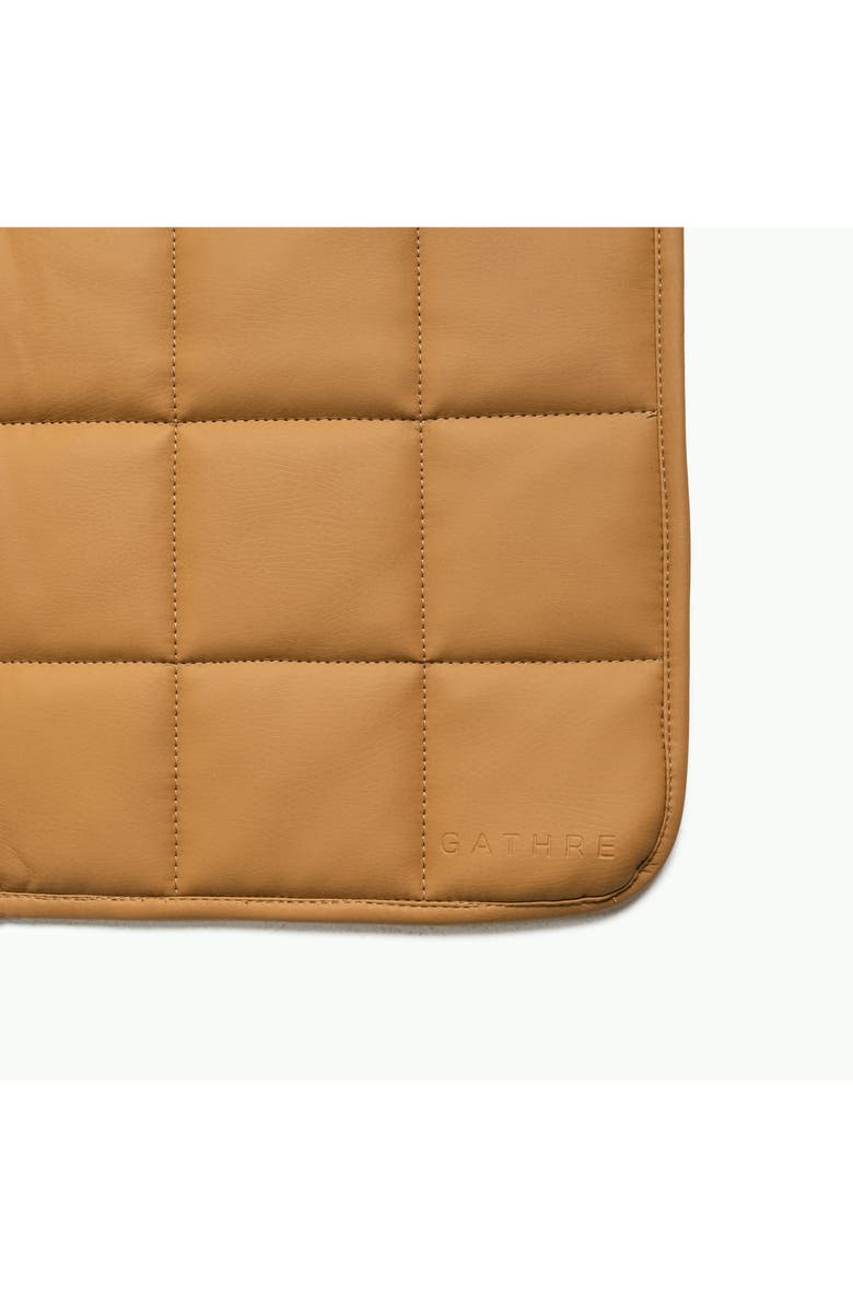 GATHRE Quilted Play Mat, Alternate, color, Camel