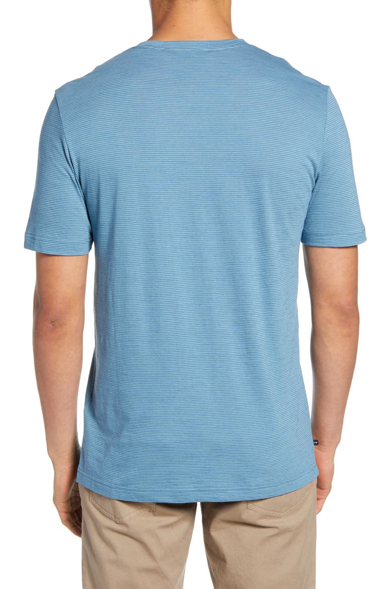 Trumbull V-Neck T-Shirt, Alternate, color, HEATHER PROVINCIAL BLUE