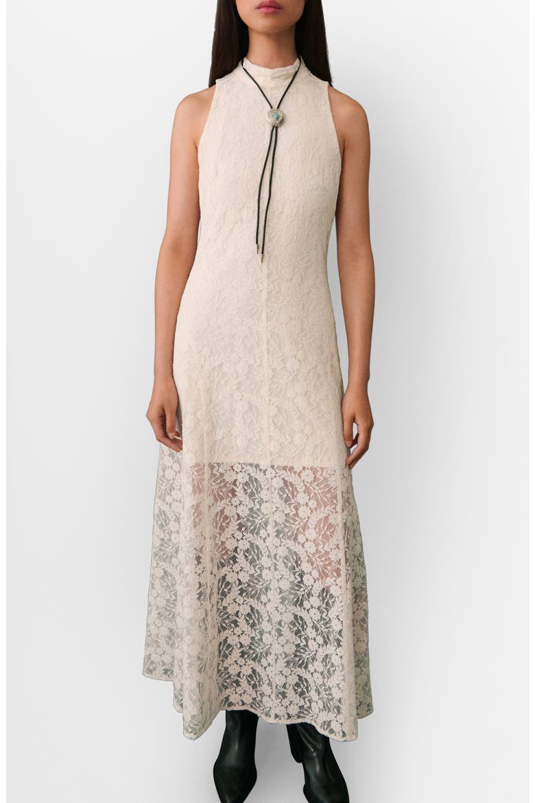 Park Lace Dress, Main, color, ECRU