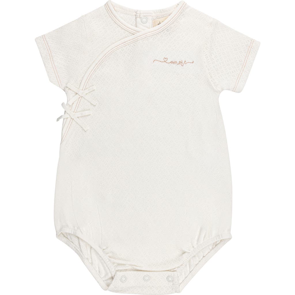 Ely's & Co. Organic Cotton Amore Pointelle Collection In Neutral