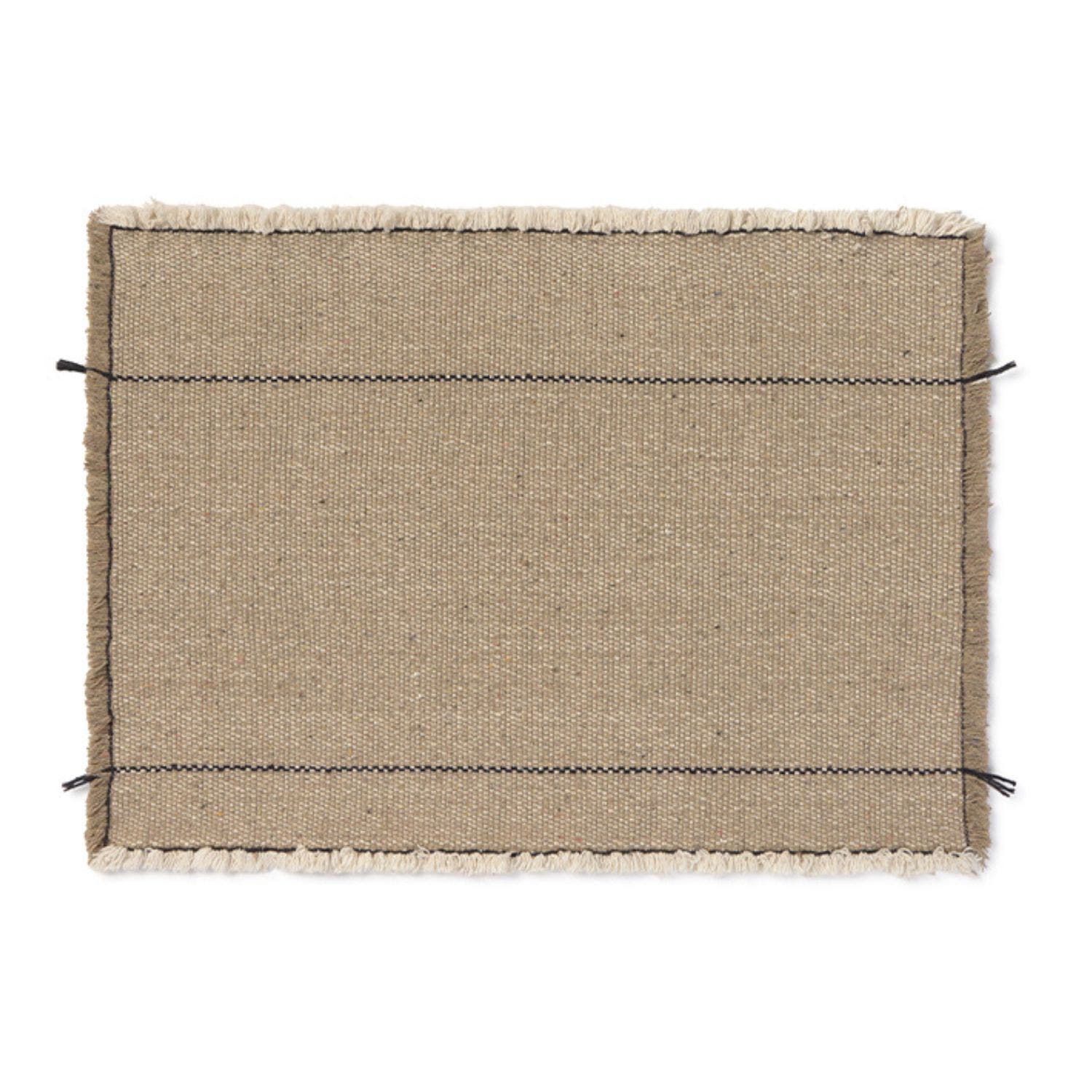 selected Rugcycled, Black, Natural
