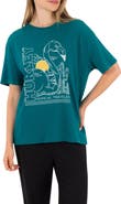 Hurley Tropical Travelers Graphic Boyfriend T-Shirt
