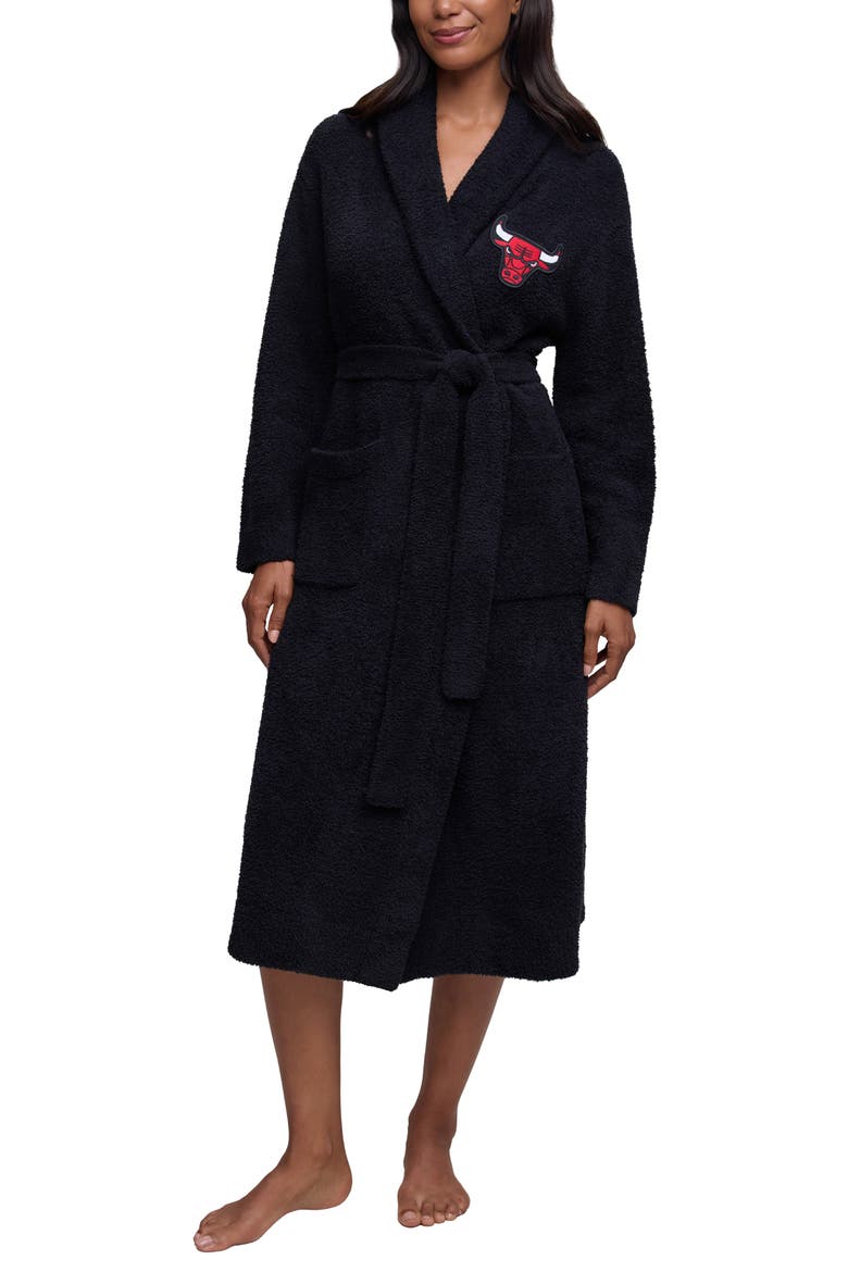 CozyChic Chicago Bulls Unisex Robe, Alternate, color, BLACK MULTI