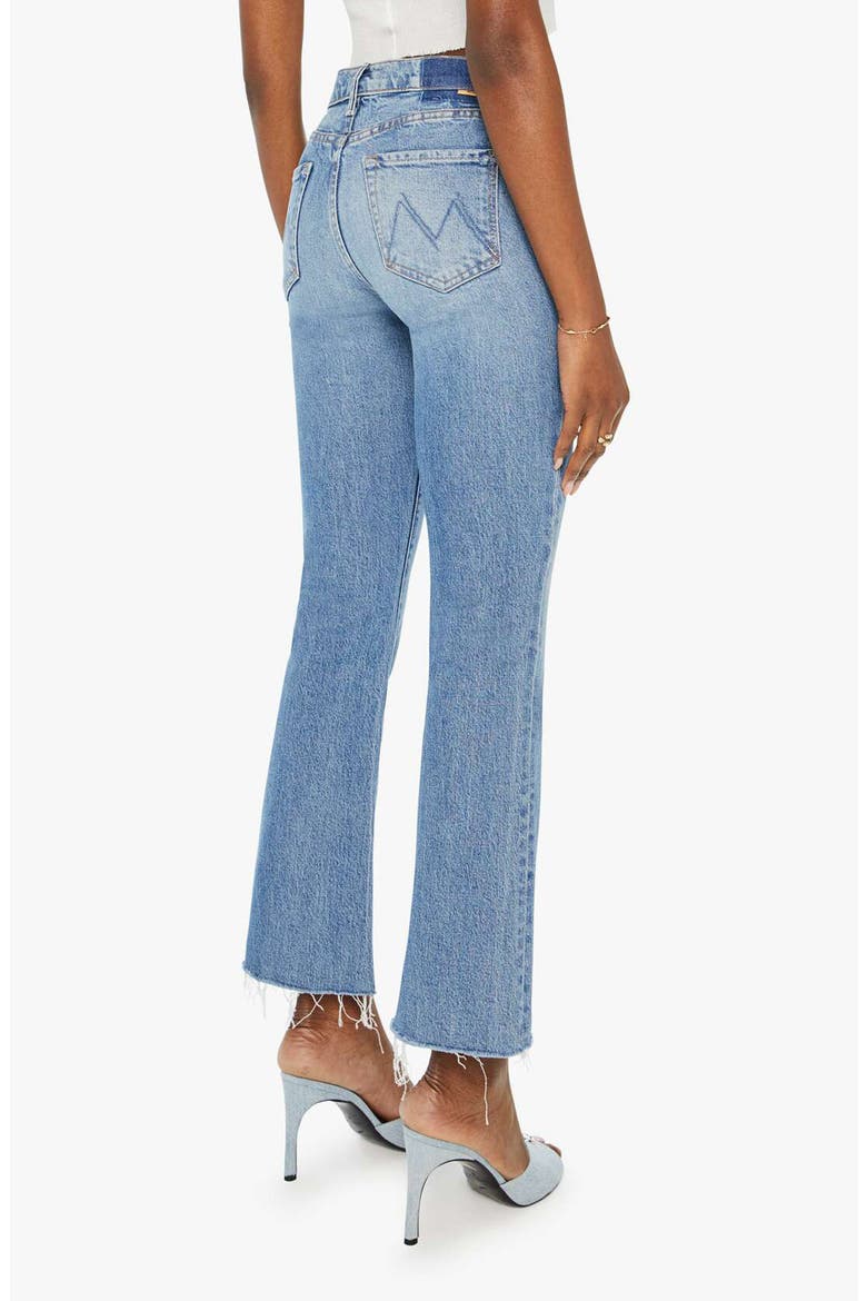 The Outsider Flood Raw Hem Ankle Bootcut Jeans, Alternate, color, ARE WE THERE YET