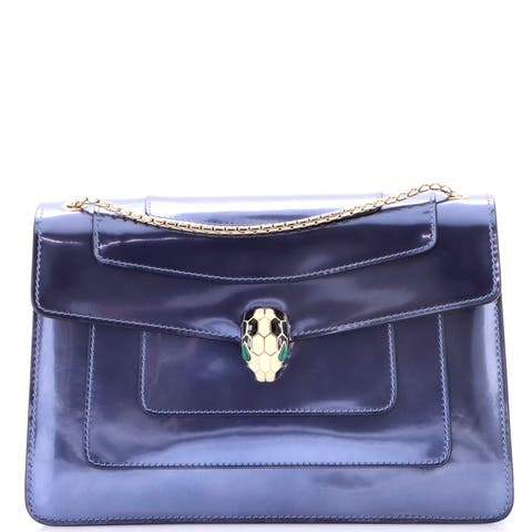 Serpenti Forever Shoulder Bag Patent Medium
