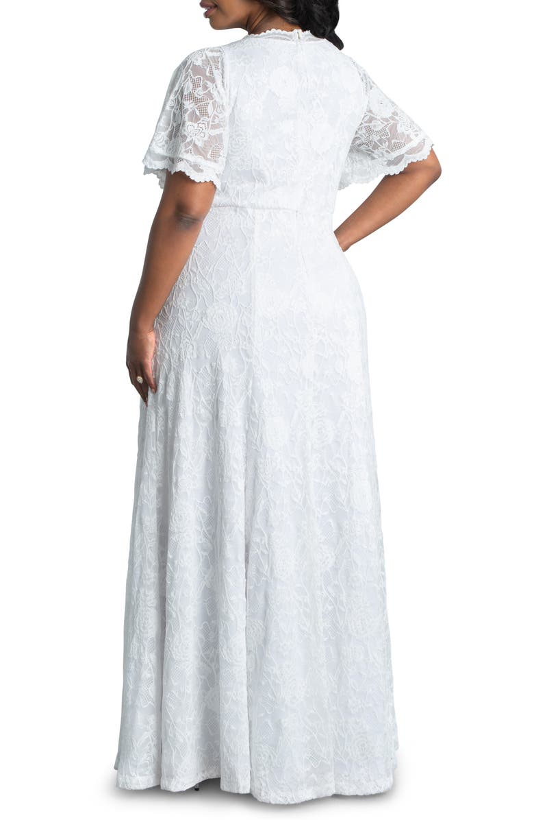 Kiyonna Blissful Lace Wedding Gown, Alternate, color,