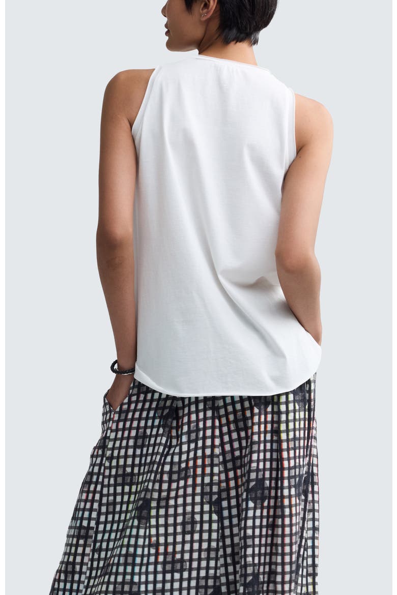Adira Cotton Tank Top, Alternate, color, White