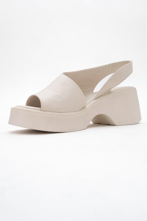 Forever & Always Shoes Roy Leather Wedge Sandal