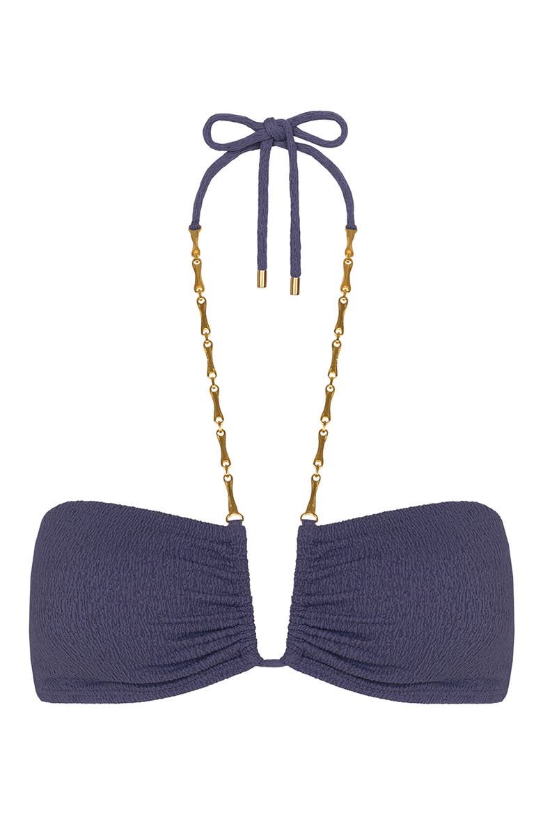 Bell Carol Bikini Top, Alternate, color, BLUE