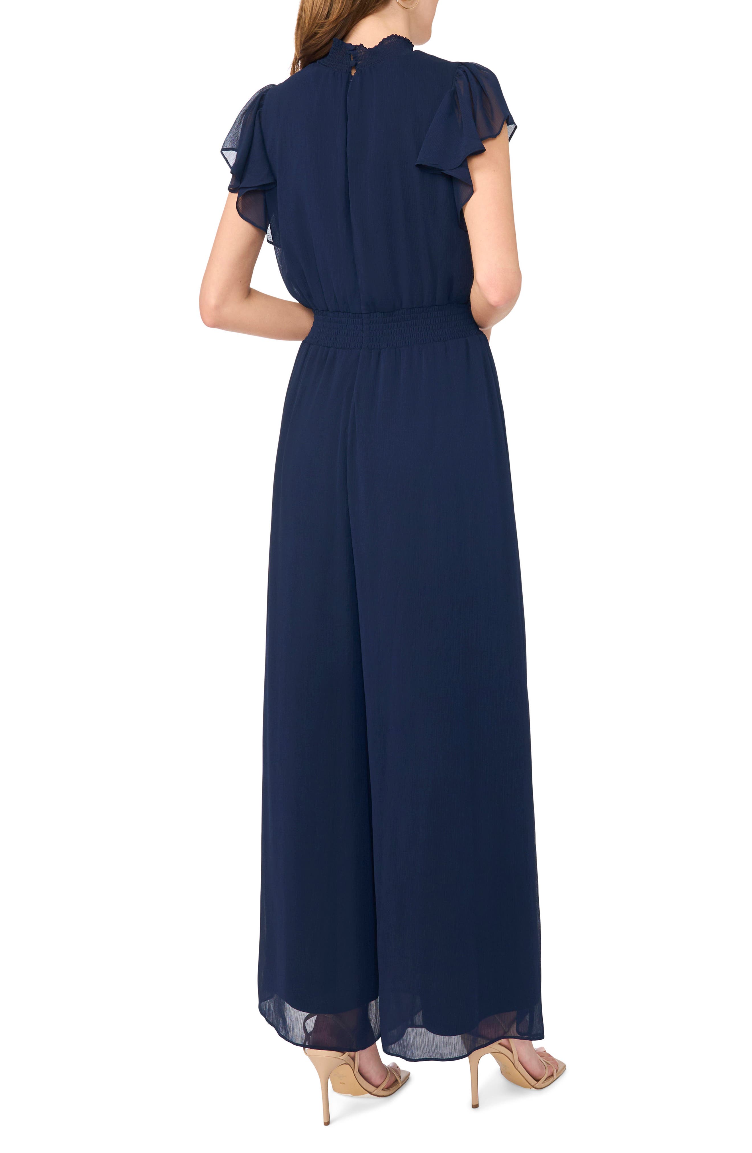 Halogen® Smocked Waist Jumpsuit (Women) | Nordstromrack