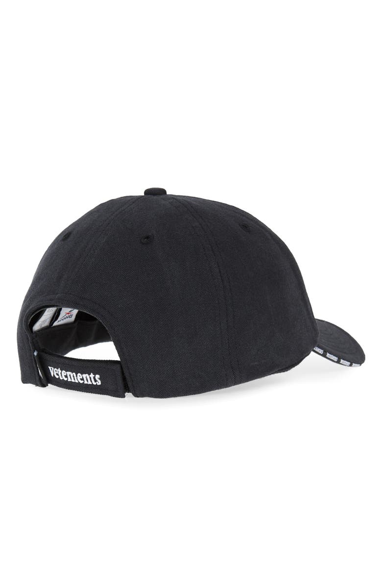 VETEMENTS New Logo Cotton Baseball Cap, Alternate, color, 