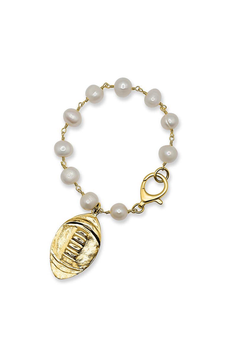 Socialite Game Day Charm Bracelet, Main, color, Gold