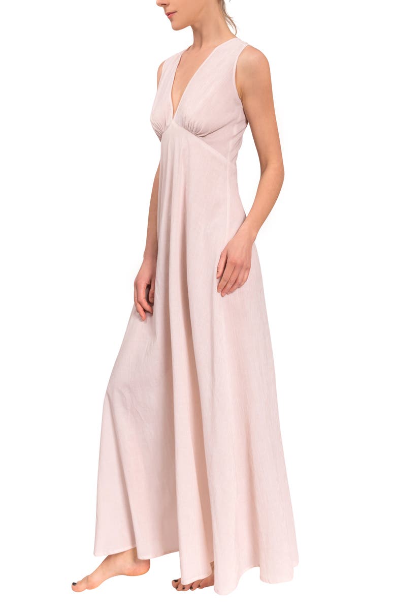 Everyday Ritual Amelia Long Nightgown, Alternate, color, Wheat