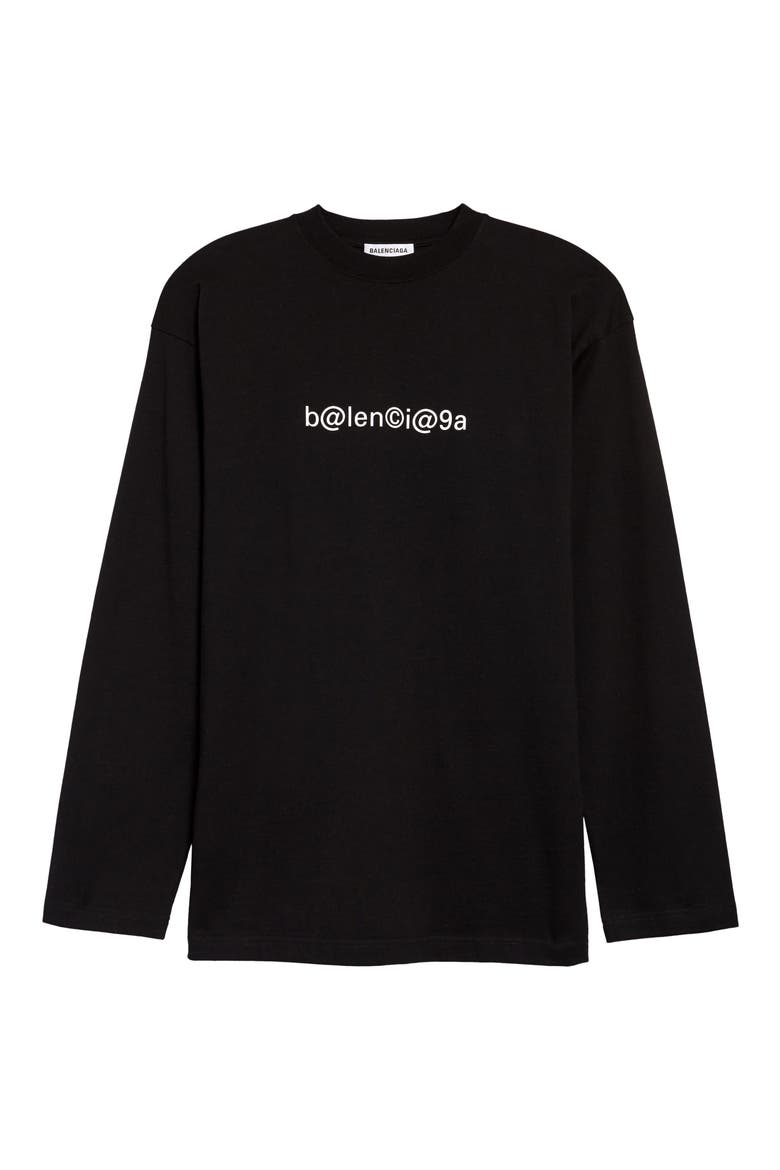 Symbolic Logo Graphic Tee, Main, color, BLACK/ WHITE