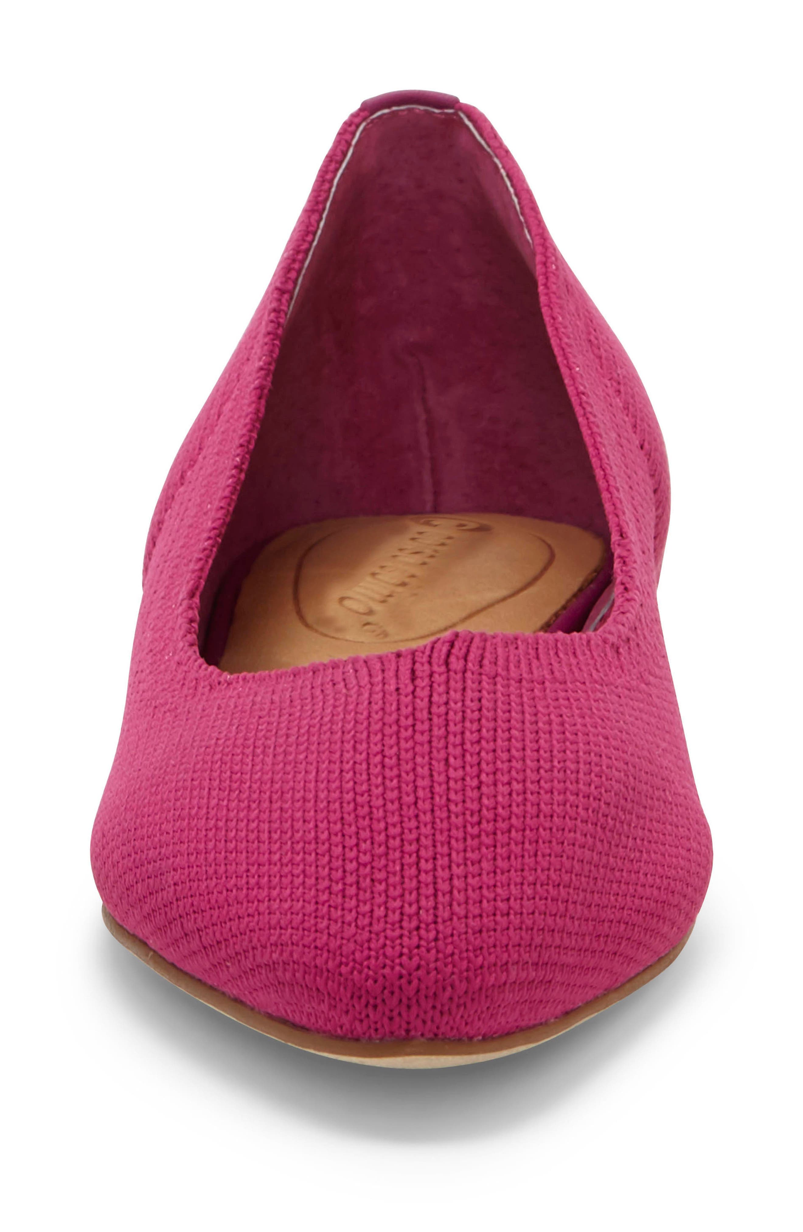Julia Knit Flat, Alternate, color, FUCHSIA FEST KNIT