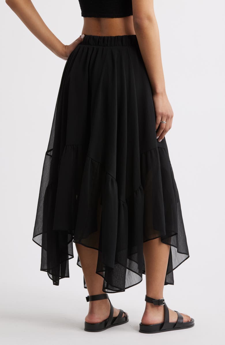 BP. Boho Ruffle Trim Maxi Skirt, Alternate, color,