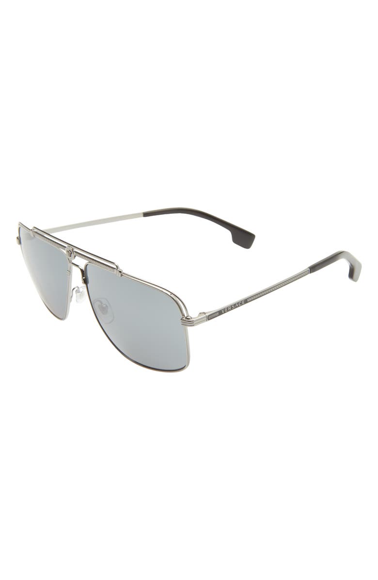 Versace 61mm Pilot Sunglasses, Alternate, color,