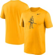 Nike Men's Nike Gold West Virginia Mountaineers Primetime Legend Alternate Logo T-Shirt