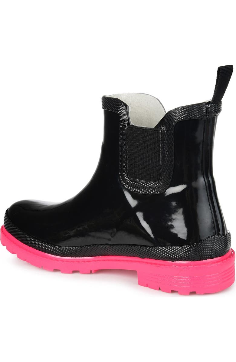Journee Collection Tekoa Rain Boot, Alternate, color, Black