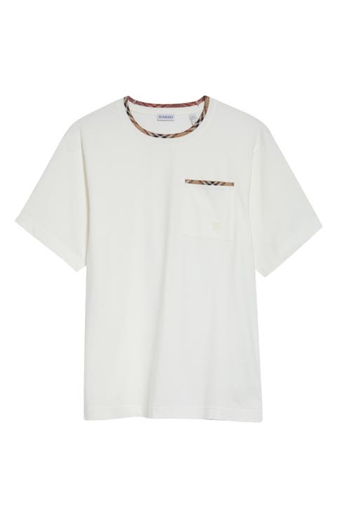 Ryan Check Trim Pocket T-Shirt