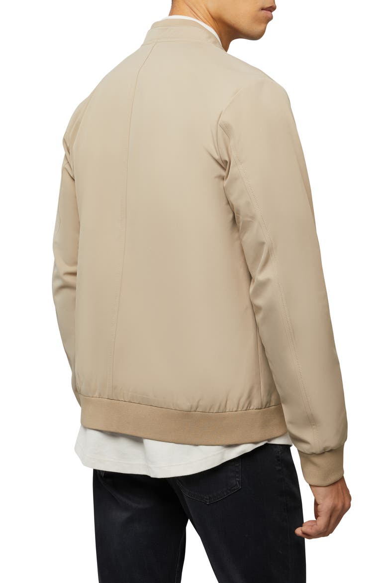 Legacy Water Resistant Bomber Jacket, Alternate, color, DOVE