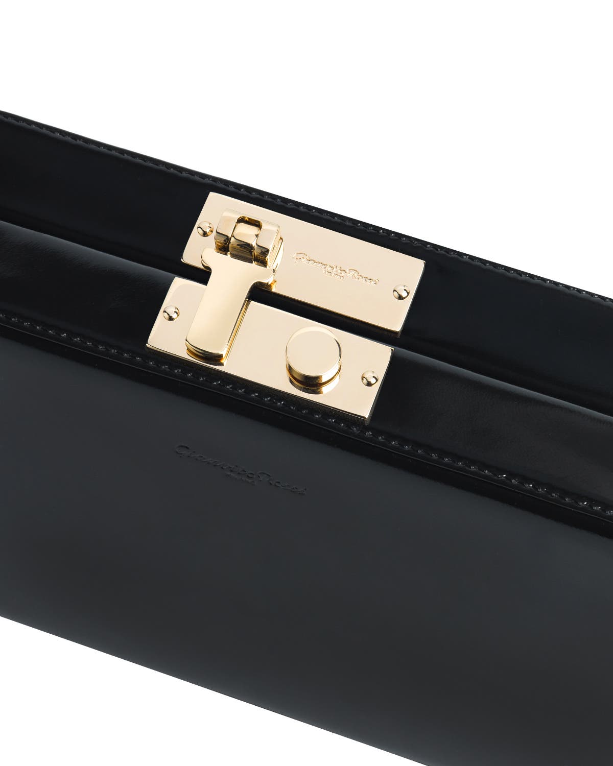 Gianvito Rossi Valì Clutch, Alternate, color, Black