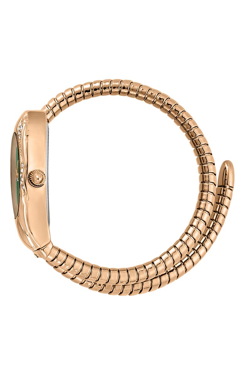 Just Cavalli Snake Bracelet Watch, 22mm x 35mm, Alternate, color, 