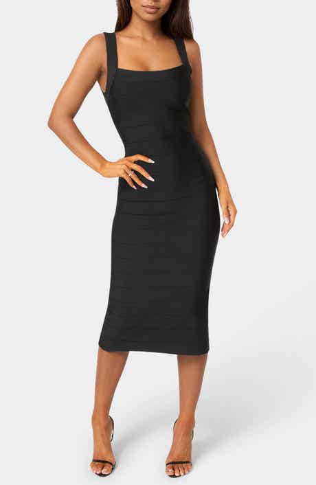 bebe Bandage Midi Dress