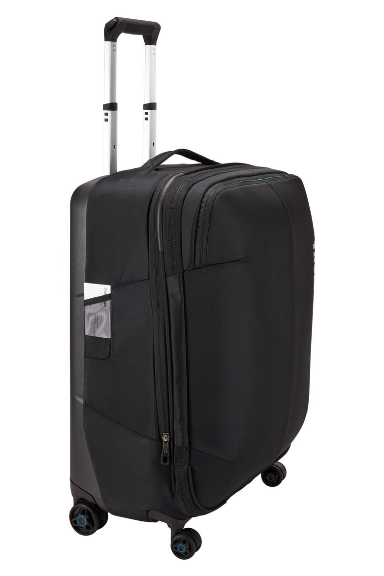 Subterra 25-Inch Expandable Spinner Suitcase, Alternate, color, BLACK