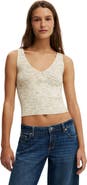 Cotton On Women's Pointelle Knit Tank