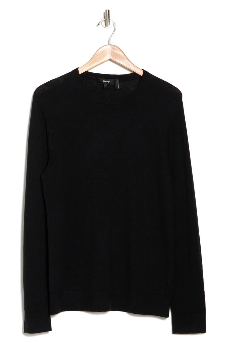 Riland Harman Wool Blend Sweater, Alternate, color, BLACK